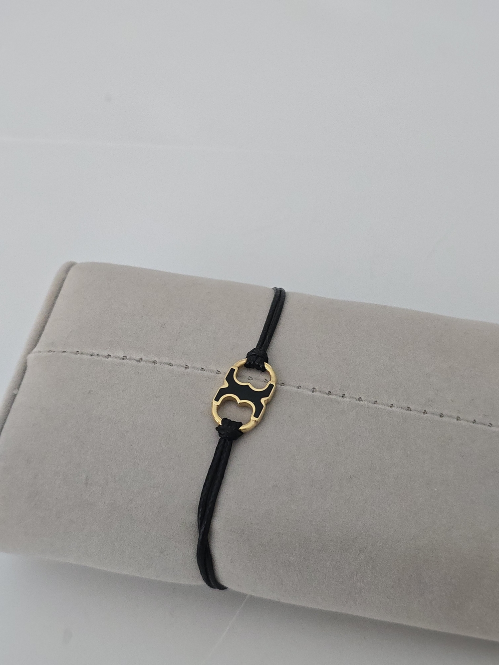 Tory Burch Embrace Ambition Bracelet Black With Gold